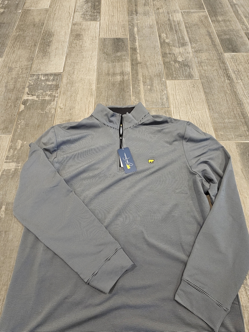 Men's Jack Nicklaus Gray Quarter-Zip Performance Pullover